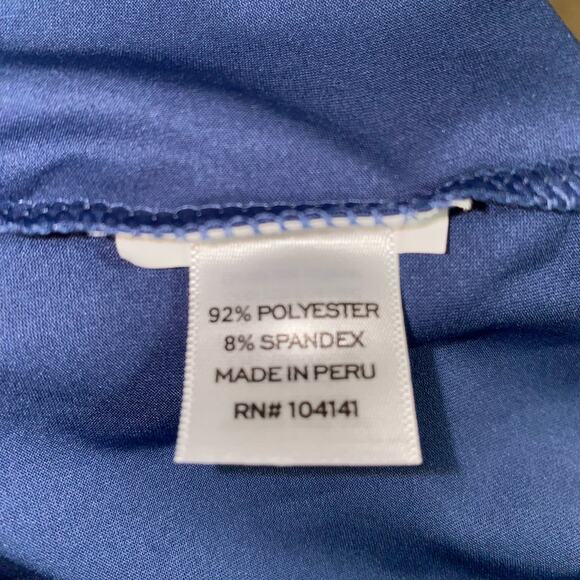 Walter Hagen 11 Majors Blue Eagle Print Short Sleeve Collared Polo Shirt Size L - Picture 8 of 9